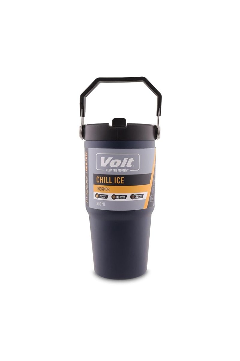 Voit Voit Chill Ice Thermos 600ML Unisex Suluk  Matara Mavi Tek Ebat