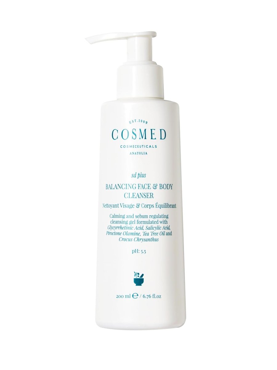 Cosmed Yağlı Pullanma Karşıtı Yüz ve Vücut Temizleyicisi - Balancing Face  Body Cleanser - 200 ml