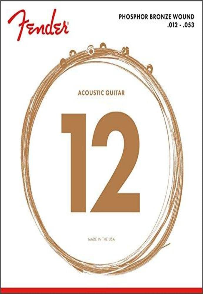 Fender 60L Phosphor Bronze Takım Tel Akustik Gitar Teli 012-053