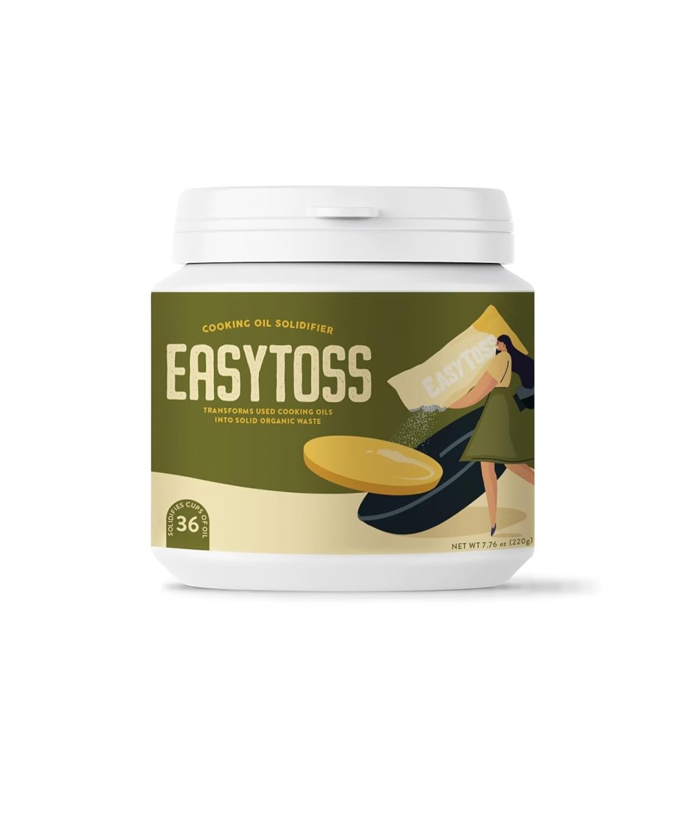 EASYTOSS Kullanılmış Yağı Organik Atığa Dönüştüren Bitki Bazlı Kızartma Yağı Katılaştırıcı 220 GR