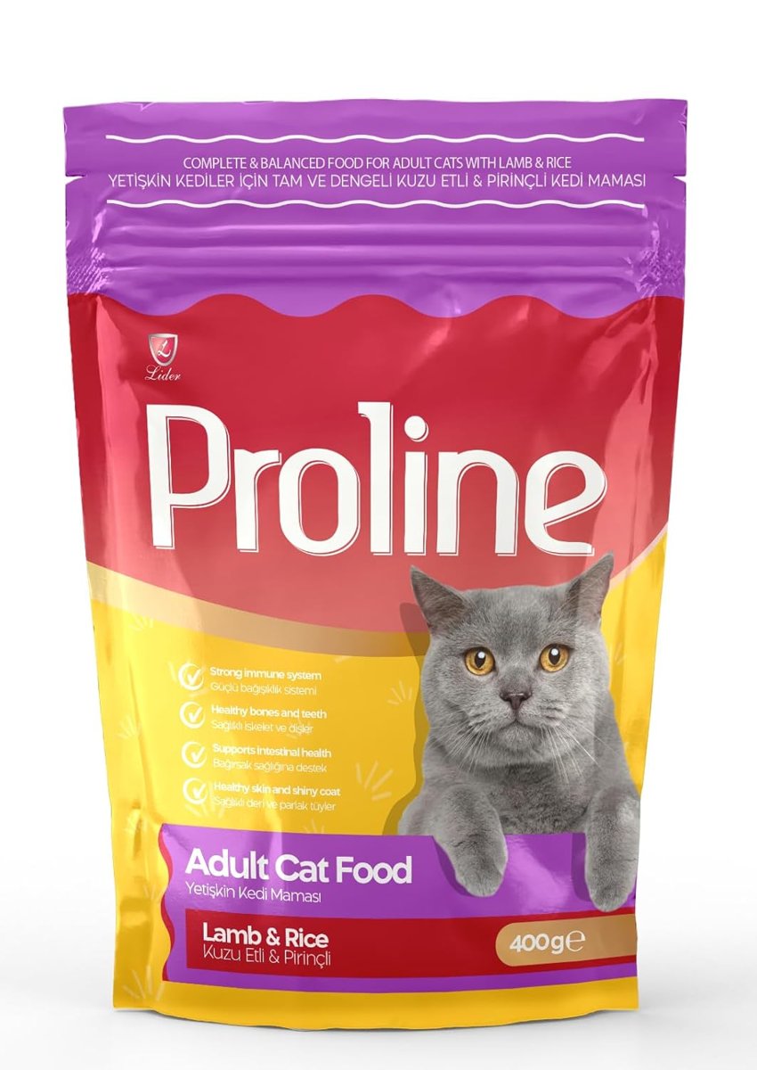 Proline Kedi Mama Kuzu EtliPirinçli 400 Gr.