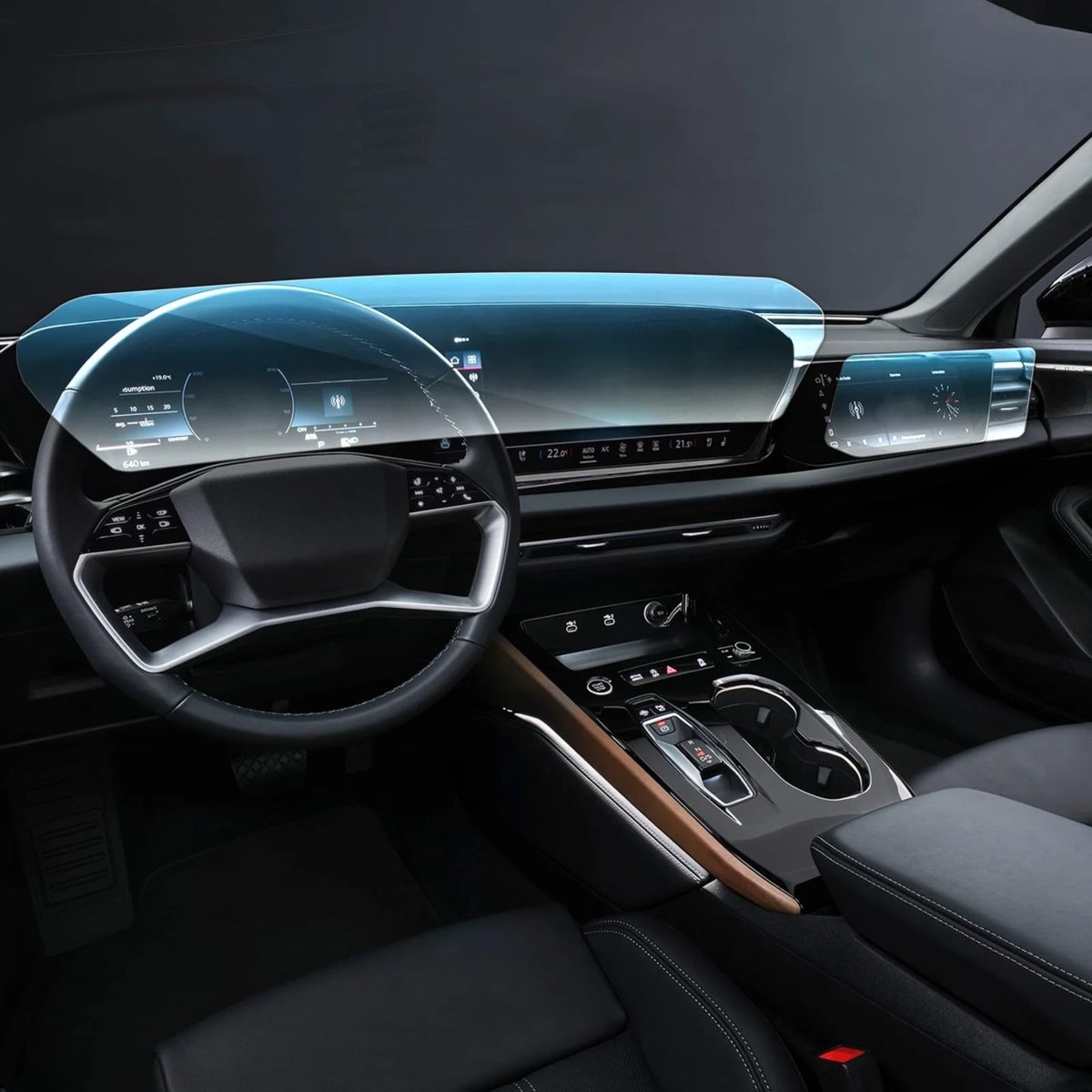 Audi A5 Navigasyon Ve Dijital Gösterge 9H Nano Koruyucu 2’li Set