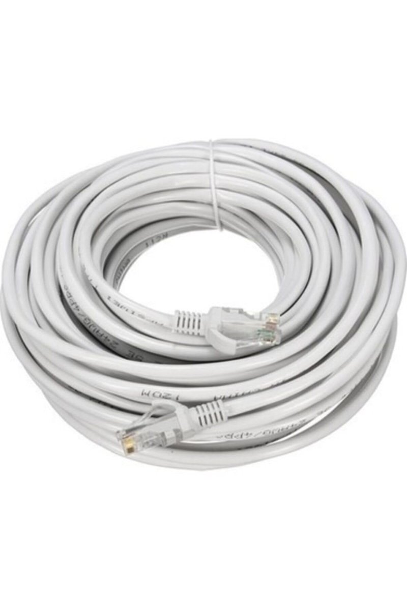 20mt 20 Metre Cat 6 Modem Smart Led Tv Televizyon Arası Ethernet Internet Kablo Hazır