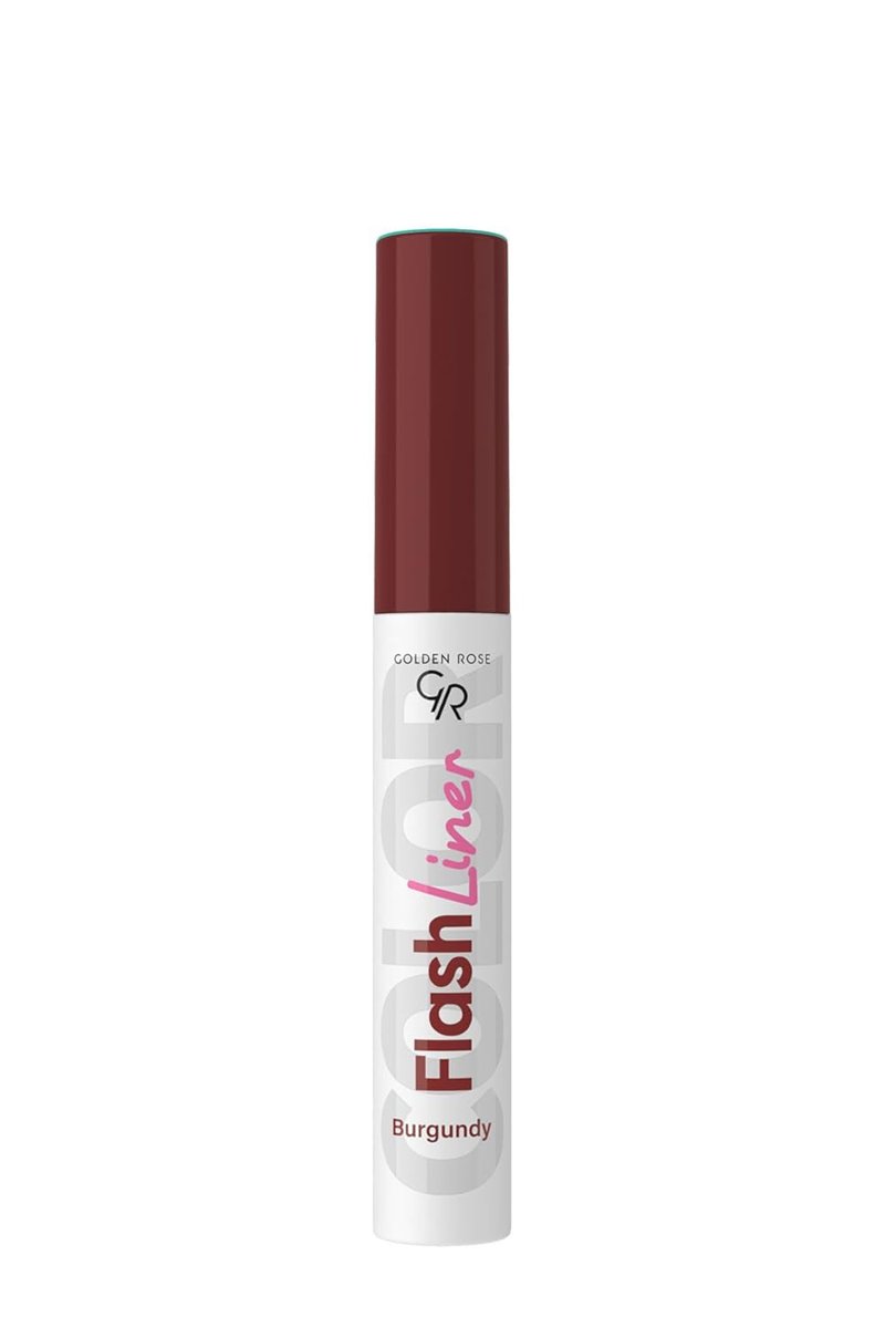 Golden Rose Flash Liner Colored Eyeliner - 110 Burgundy - Renkli Likit Eyeliner