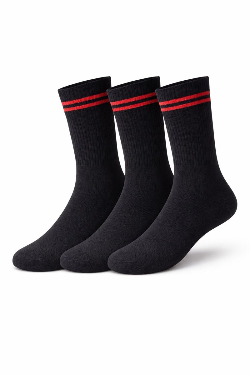 Sky Socks 3’lü Pamuklu Tabanaltı Havlu Kalın Erkek Spor Çorap