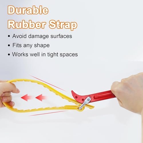 AEE® Çok Amaçlı Ayarlanabilir Kayış Anahtarı 12” – Su Filtresi, Yağ Filtresi, PVC Boru ve Havuz Bağlantıları İçin Boru Sökme Anahtarı