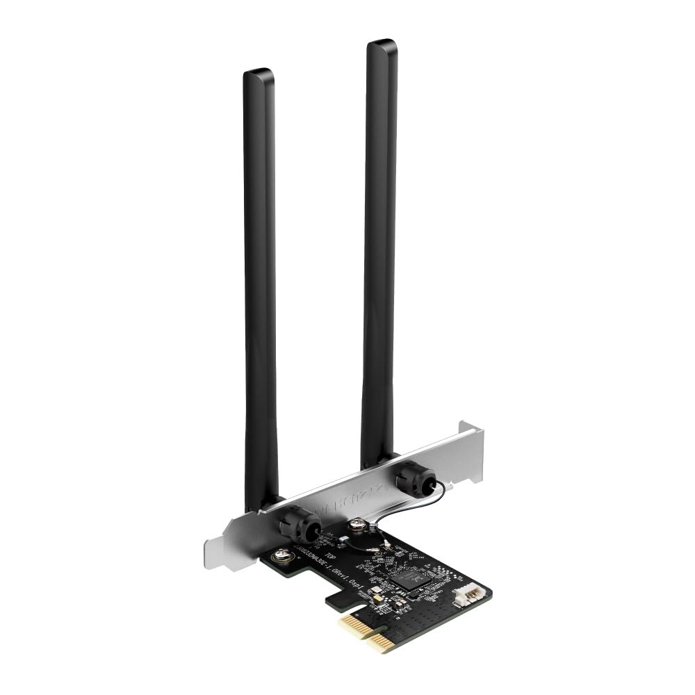Mercusys MA30E, AC1200MBPS Ikisi Bir Arada Wi-Fi 5  Bluetooth 5.0 Pcıe Ağ Kartı