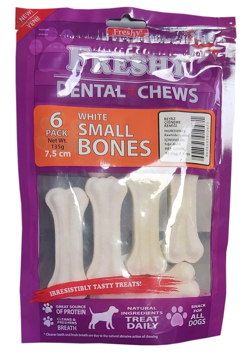 Freshy Dental chews Beyaz kemik 20-25gr 6 adet