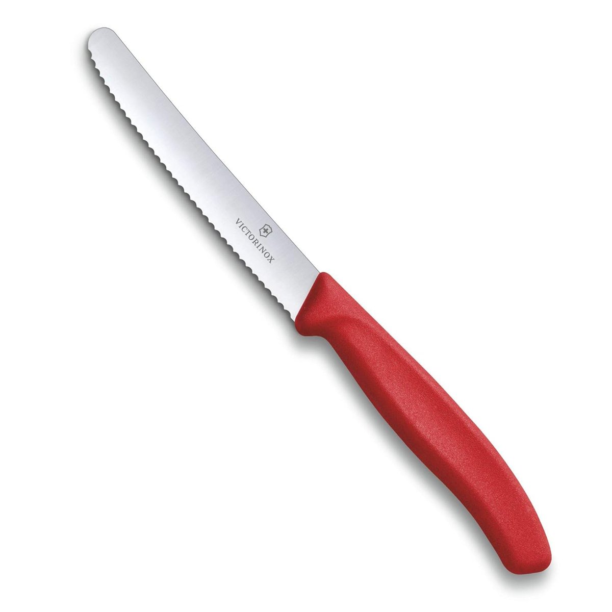 Victorinox 6.7831 SwissClassic 11cm Domates  Sosis Bıçağı, Paslanmaz Çelik Kirmizi, Classic