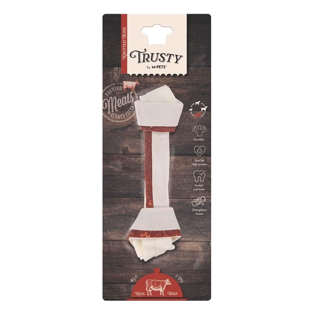 M-PETS TRUSTY BEEF DÜĞÜMLÜ KEMİK 85GR/20,3CM