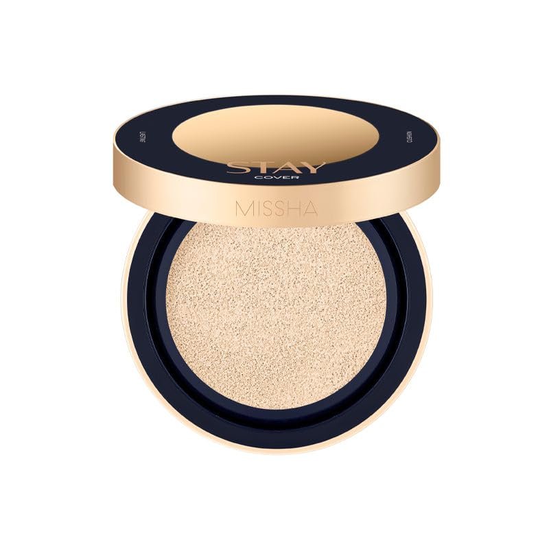 MISSHA Uzun Süre Kalıcı, Yüksek Kapatıcılık Sağlayan CushionSPF40++15g Stay Cushion (No.21N