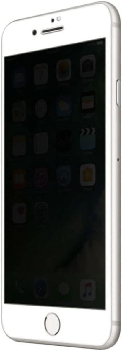 heartz iPhone 7 / 7G / 8 / 8G BEYAZ ile Uyumlu Hayalet 6D CAM Ekran Koruyucu, iPhone 7 / 7G / 8 / 8G BEYAZ Privacy Ekran Koruyucu Kırılmaz