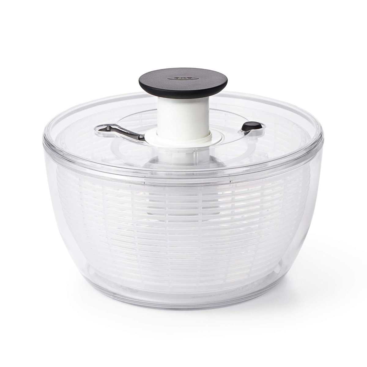 OXO - Good Grips Süzgeç ve Kapaklı Küçük Salata Santrifüjü, Salatanın ve Otların Yıkanması ve Kurutu