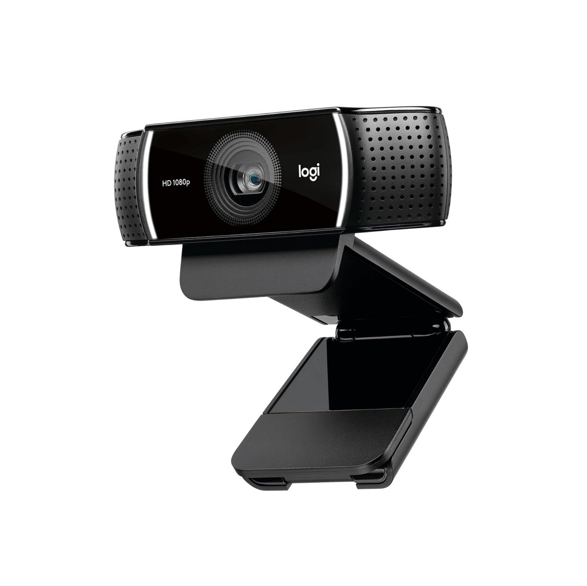 Logitech C922 PRO HD Web Kamerası, 1080p/30 FPS Çözünürlük, RightLight 2 ile Otomatik Işık Düzeltme, Çift Gürültü Önleyici Mikrofon, Premium XSplit Lisanslı, Siyah