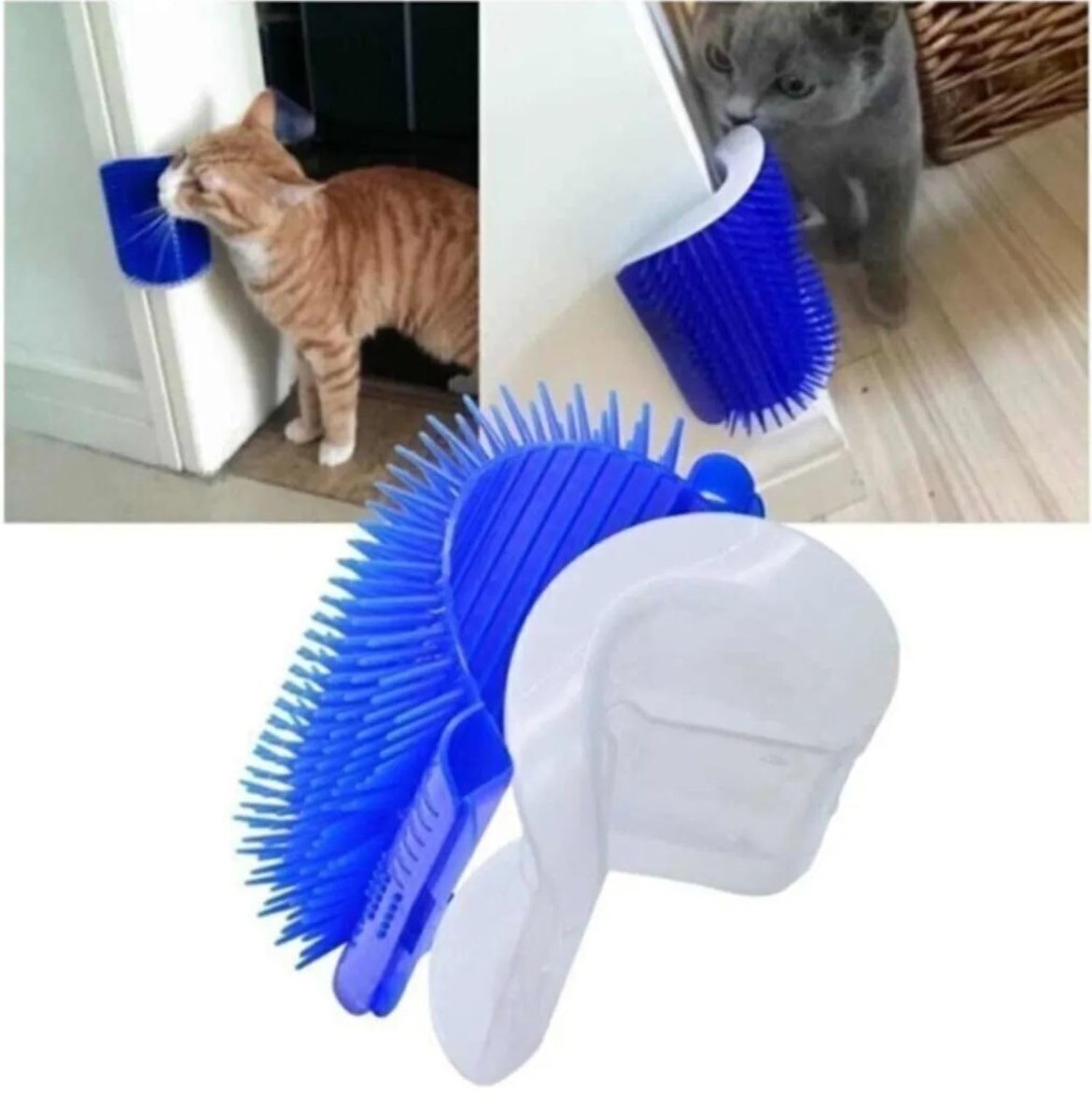 Busstier Kedi Kaşıma Aparatı, Duvara Monte Edilebilir Kedi Tarağı, Kedi Otlu Kaşınma Aparatı