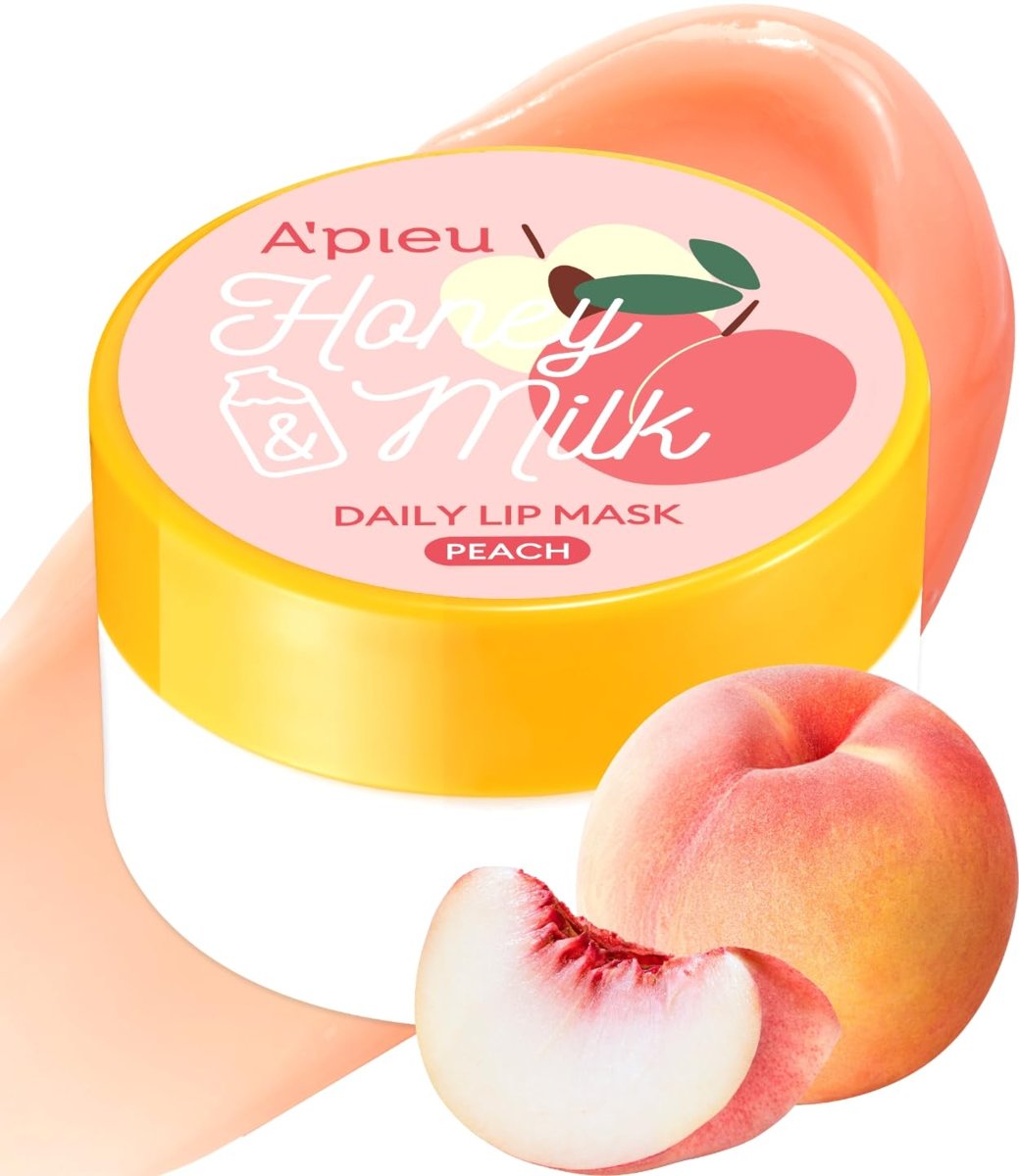 MISSHA Bal ve Süt Özlü Besleyici Nemlendirici Dudak Maskesi A'PIEU Honey ve Milk Daily Lip Mask, Pea