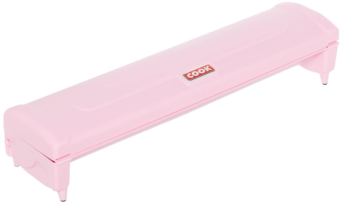 Cook BasKes Streç Film Kesme Aparatı, 30 cm x 30 m, Pembe
