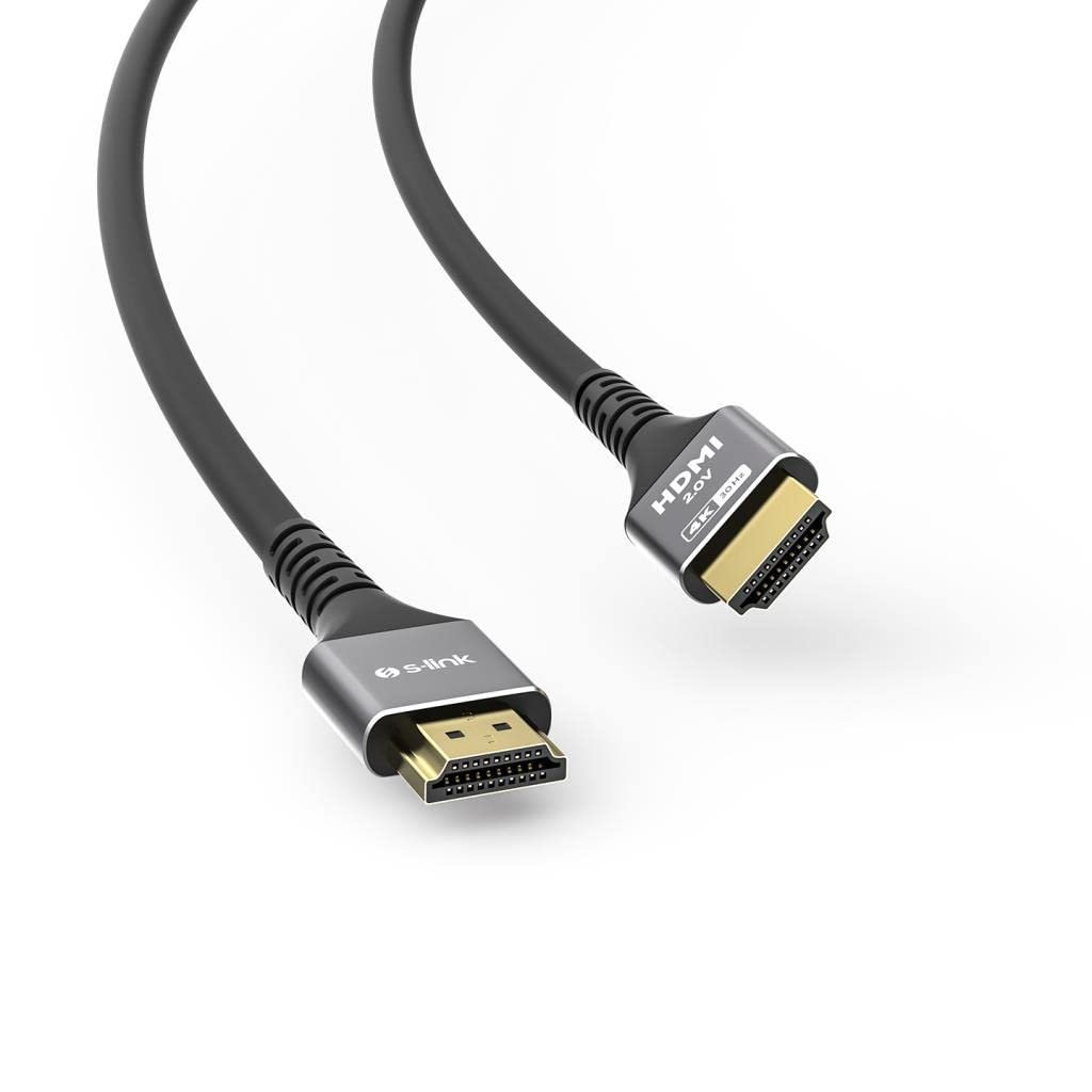 S-link SLX-HD4K15 19+1 HDMI to HDMI 15m Metal v2.0 4K (4096 * 2160) 30Hz Kablo