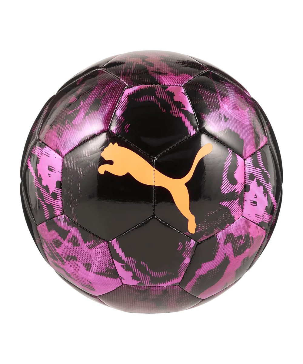 PUMA PUMA CUP Graphic ball Top Pure Magenta-PUMA Black-Heat Fire Futbol Topu