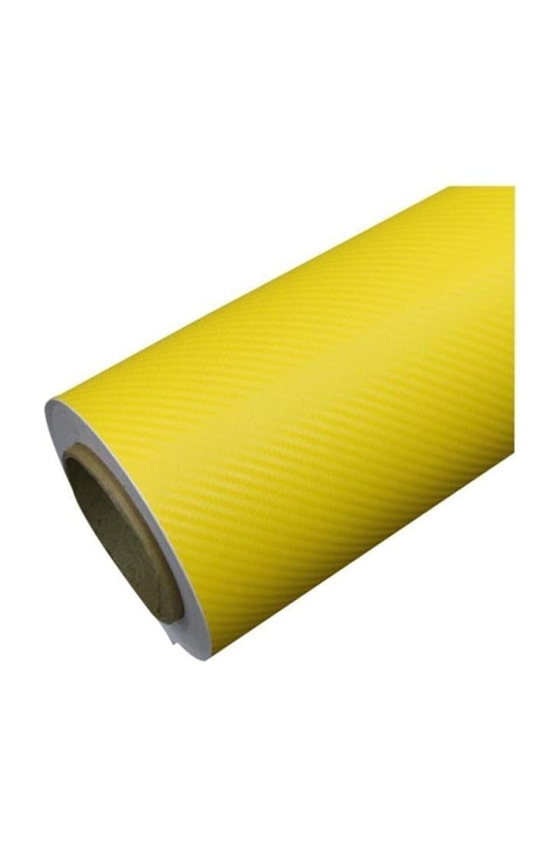 Temiz Pazar Karbon Kaplama Folyosu 127 cm x 20 cm Renk Seçenekli (Sarı)