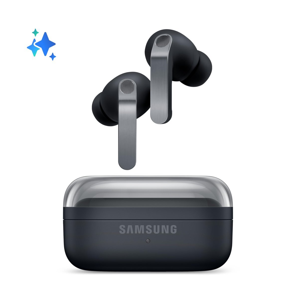 Samsung Galaxy Buds4 Pro Bluetooth Kulaklık, Siyah, Metal Gövde, 2 Yollu Hoparlör & Çift Amplifikatör, Geliştirilmiş ANC, Adaptif Gürültü Kontrolü