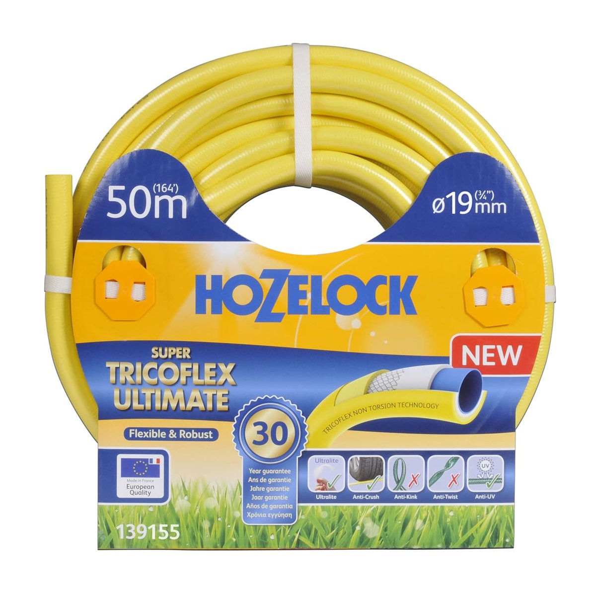 Hozelock 139155 50 M 3/4" Super Tricoflex Ultimate Hortum