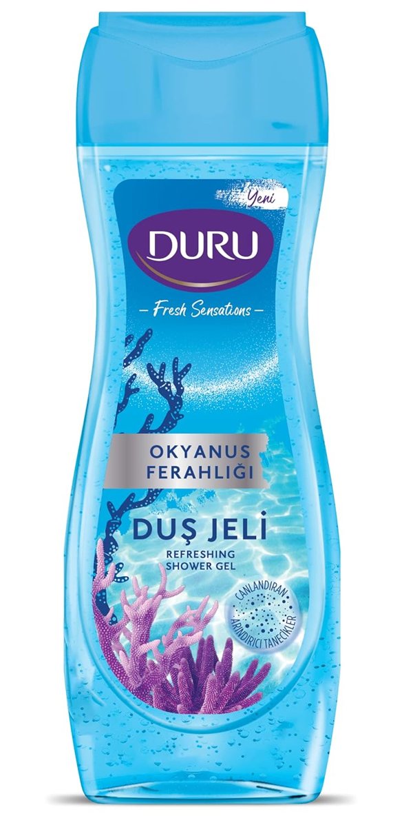 DURU FRESH SENSATIONS Okyanus Duş Jeli, 450 Mililitre