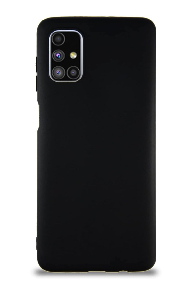 KZY İletişim Samsung Galaxy M51 ile Uyumlu Kılıf Soft Premier Renkli Silikon Kapak - Siyah