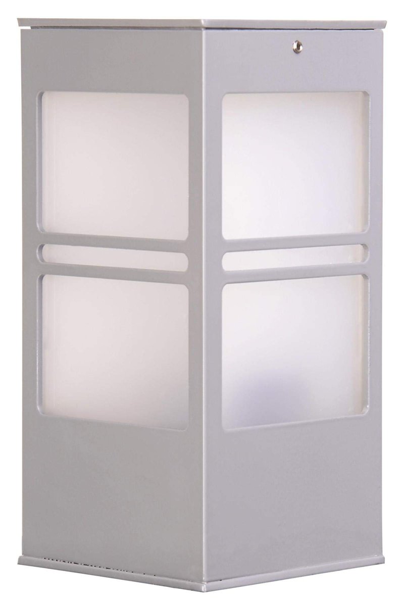AVONNI BSU-68143-BBY-K Beyaz Elektrostatik Toz Boyalı Dış Mekan Aydınlatma, E27, Aluminyum, Polikarbon/Akrilik Cam, 12cm