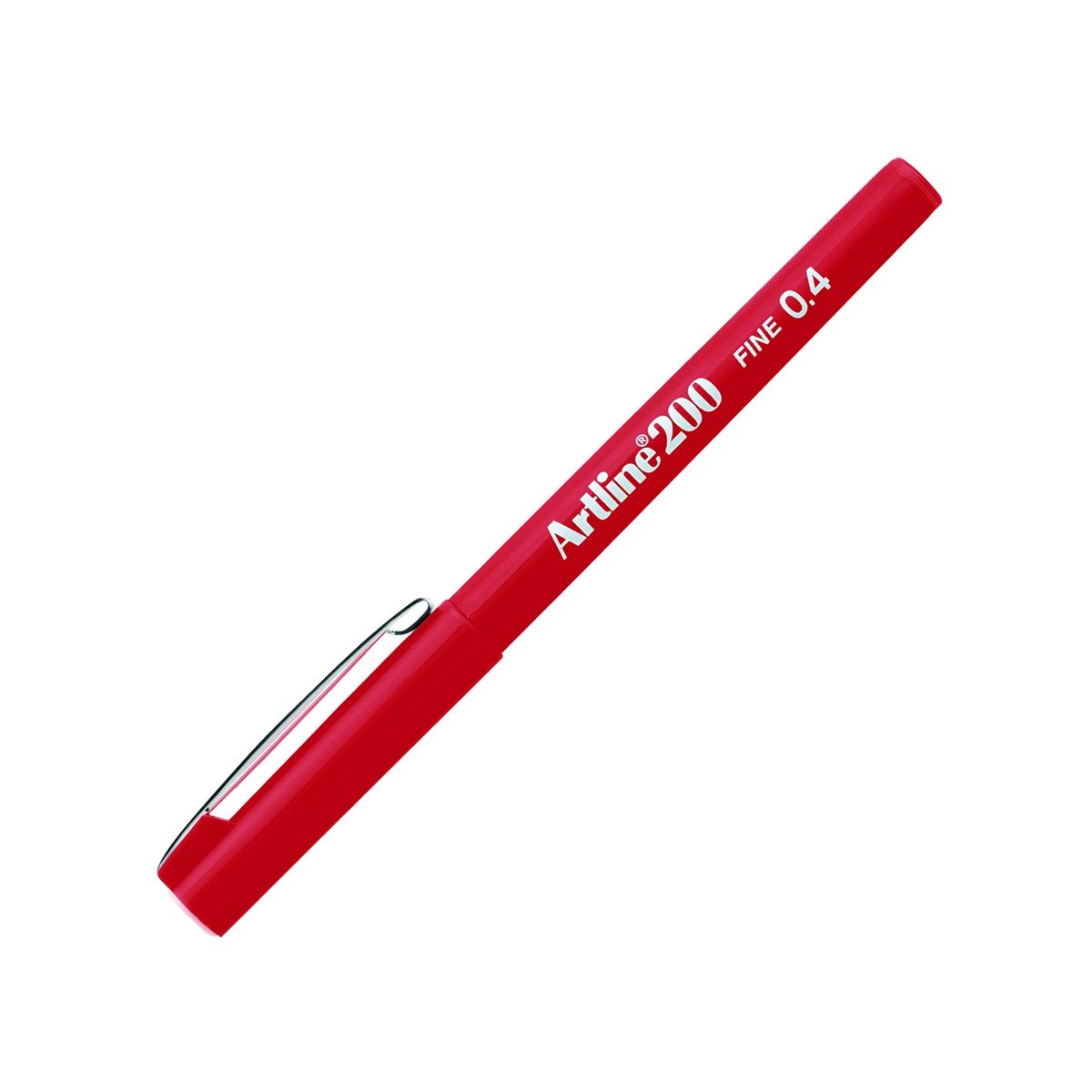 Tilibra Artline 200N Fine Keçe Uçlu Yazı Kalemi Uç:0,4 Mm, Kırmızı