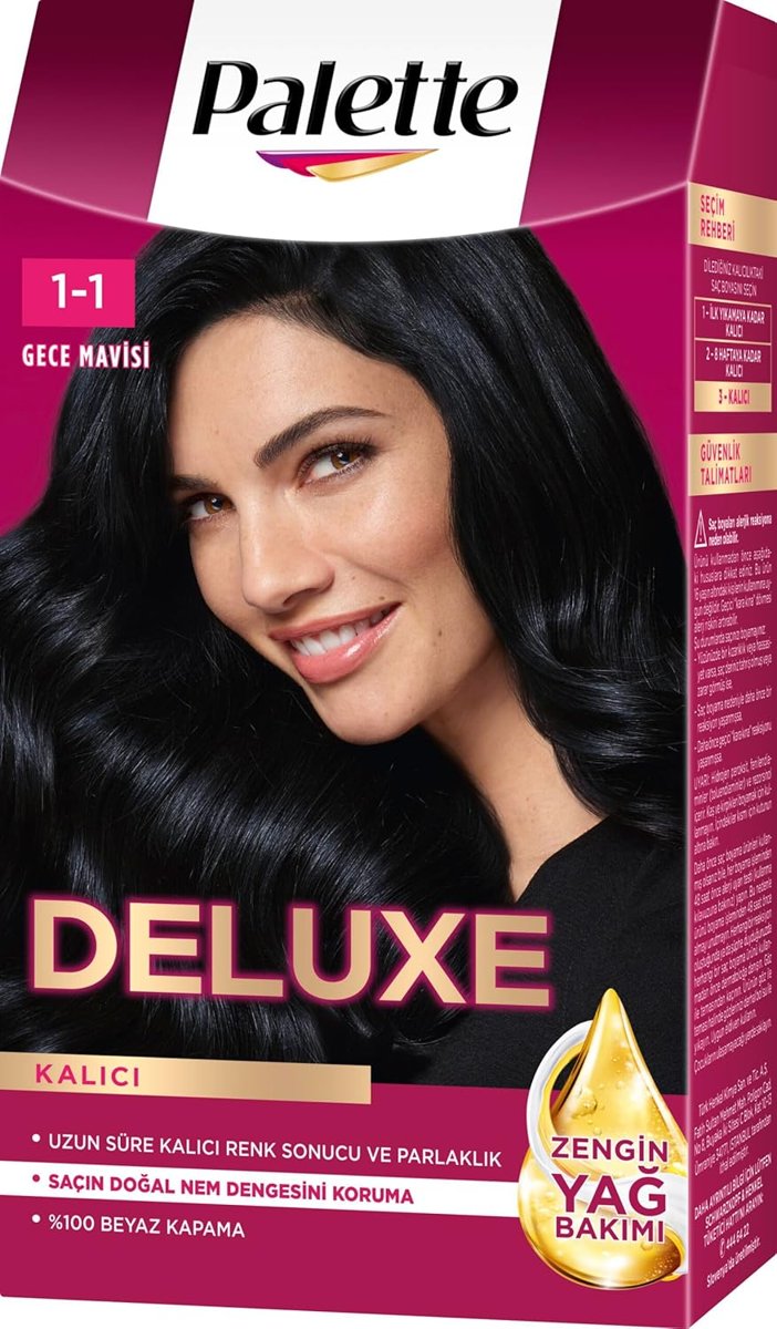 Palette Deluxe 1-1 Gece Mavisi Saç Boyası