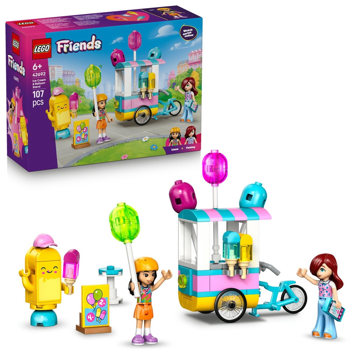 LEGO Friends Dondurma ve Balon Standı 42692