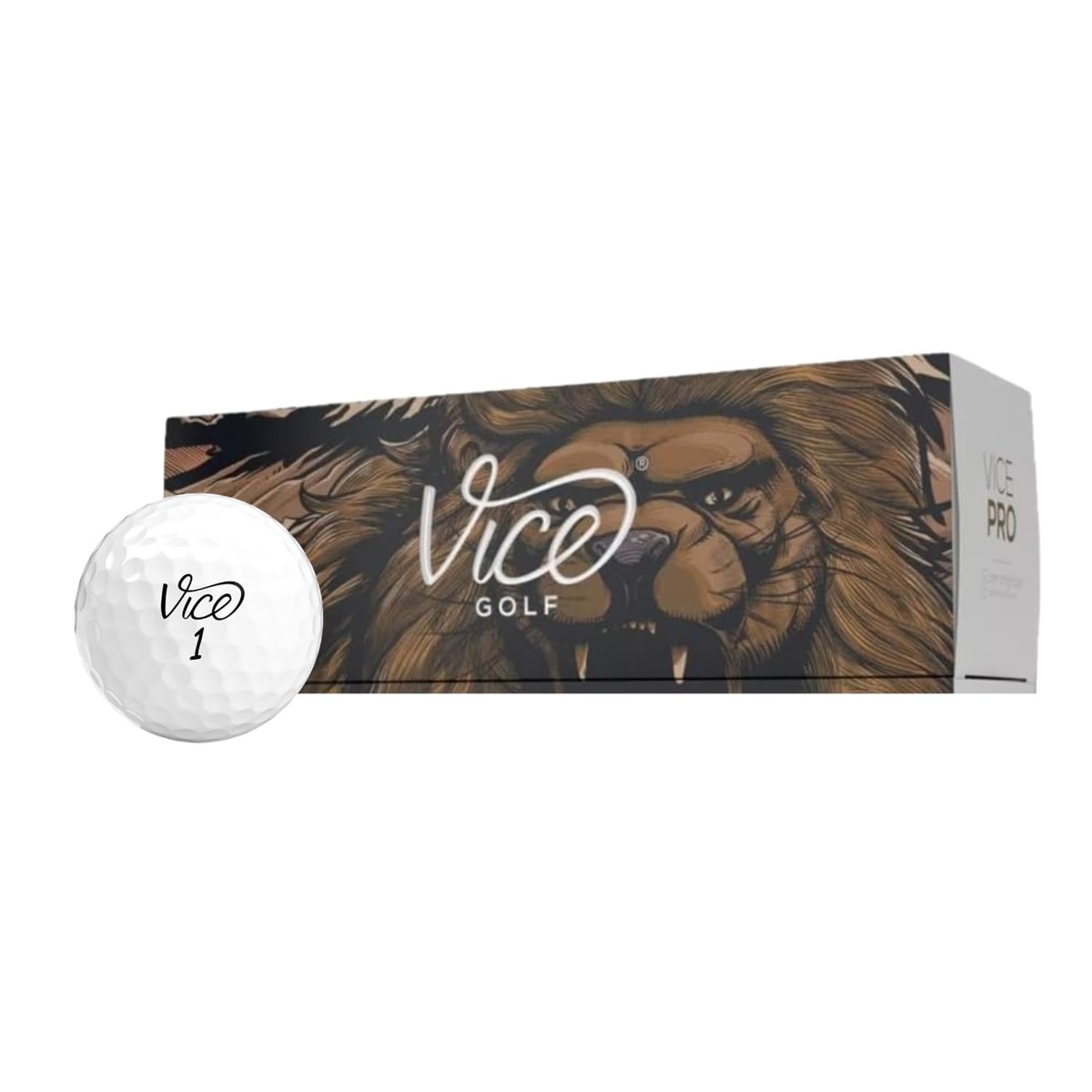 Vice Golf Pro Beyaz Topları (Tek Kollu (3 Topu))