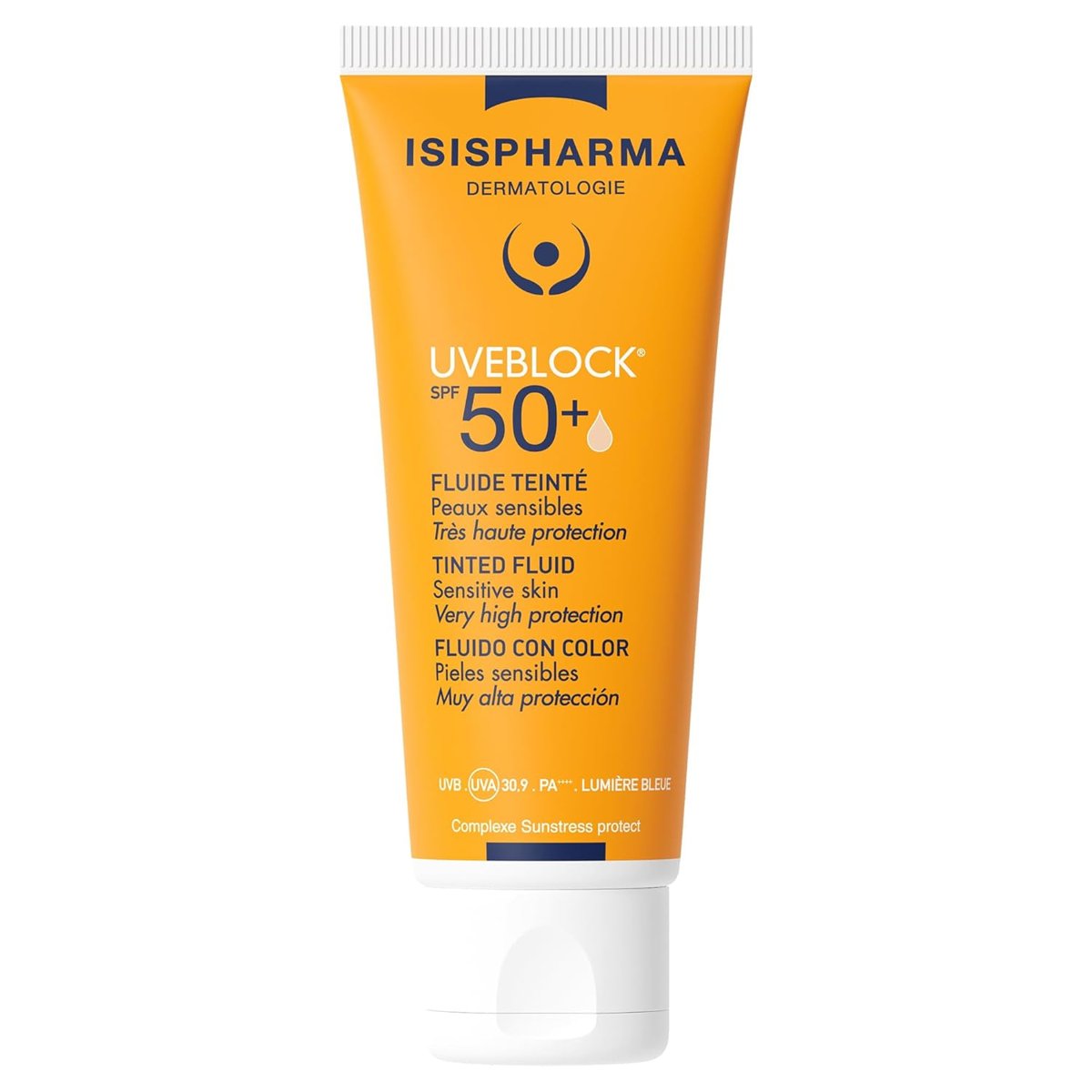 Isıs Pharma Uveblock Spf 50+ Dry Touch Light Tinted 40Ml