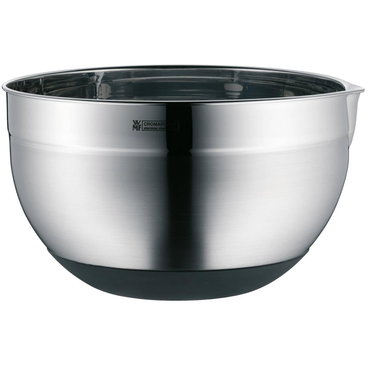 WMF Gourmet Karıştırma Kabı, 24 cm, 4 L, Cromargan® Yüksek Kaliteli Paslanmaz Çelik, 250°C'ye Kadar Isıya Dayanıklı, Kaymaz Tabanlı, Bulaşık Makinesinde Yıkanabilir