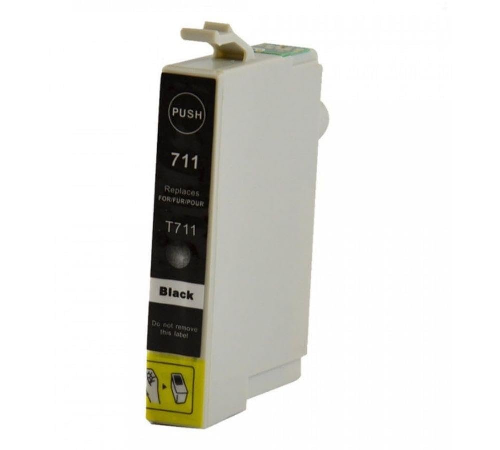 Epson Uyumlu T0711 Siyah Muadil kartuş