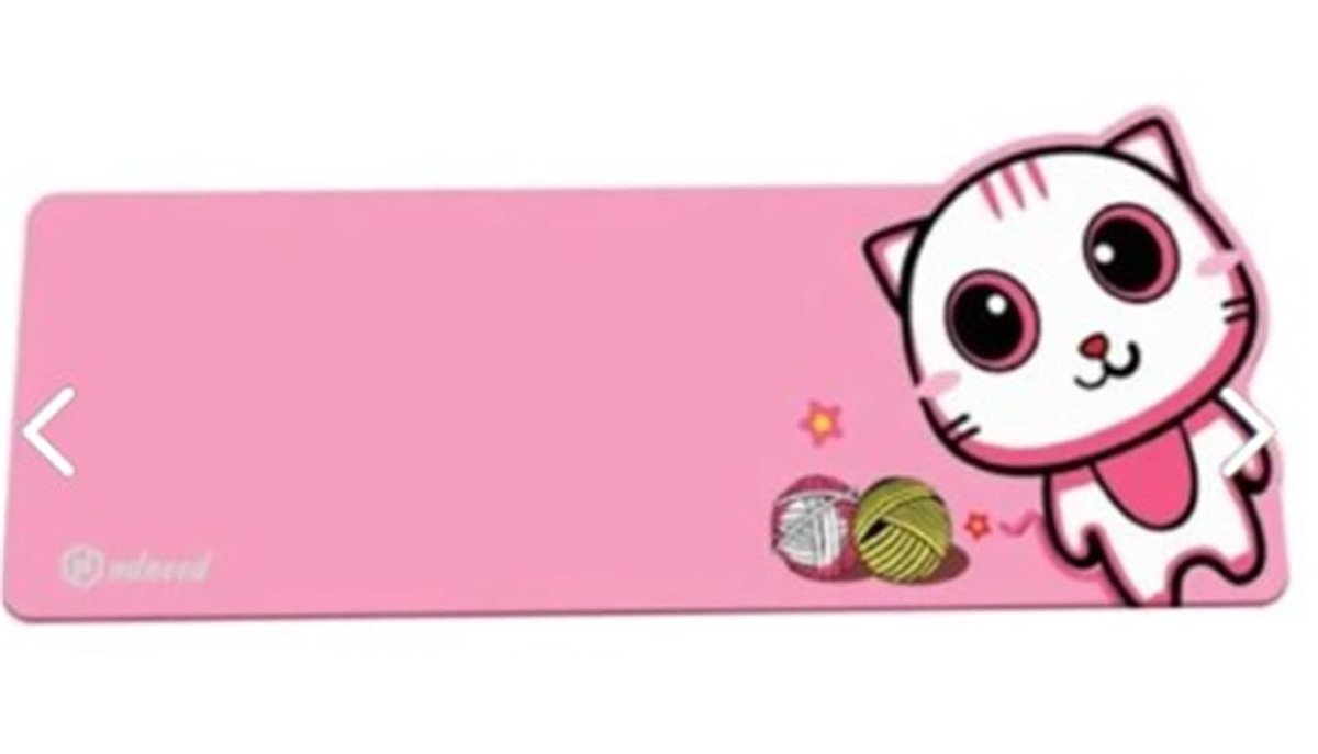 NDNeed Sevimli Kedi Klavye Mouse Masaüstü Matı ND-MAT Klavye Mouse Pad