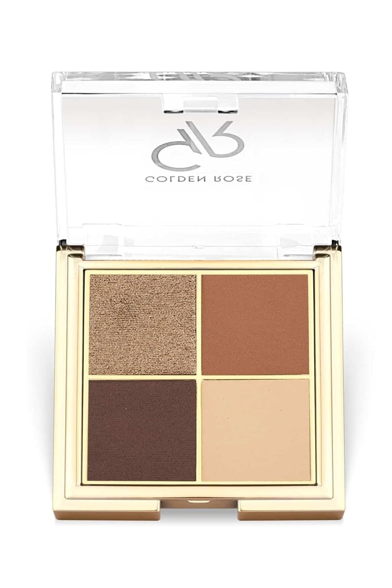 Golden Rose Quattro Eyeshadow Palette - 04 Coffee Dream - Dörtlü Far Paleti