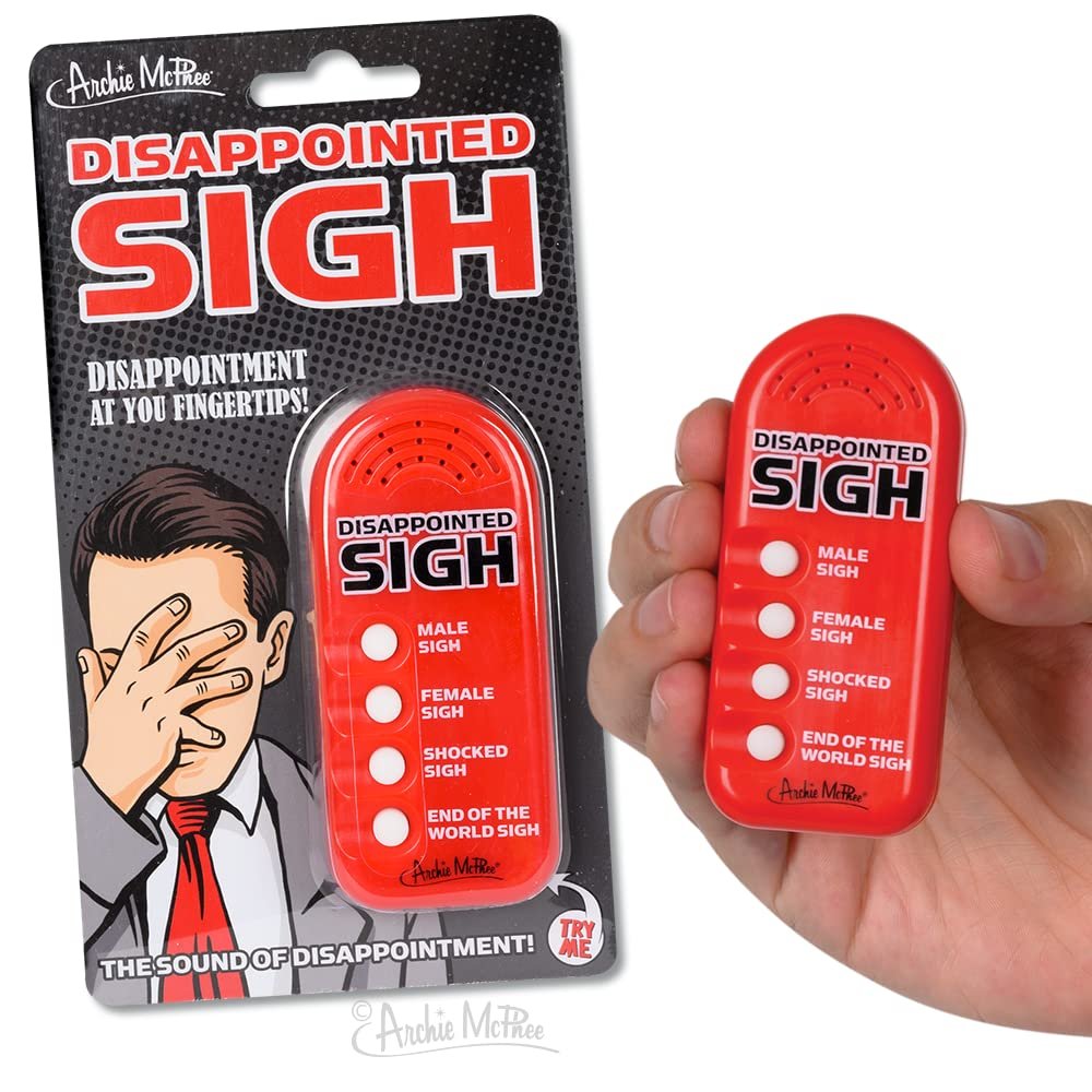 Archie McPhee Hayal kırıklığına uğratan Sigh Elektronik Ses Yapıcı Şaka ve Pratik Şaka Oyuncakları,