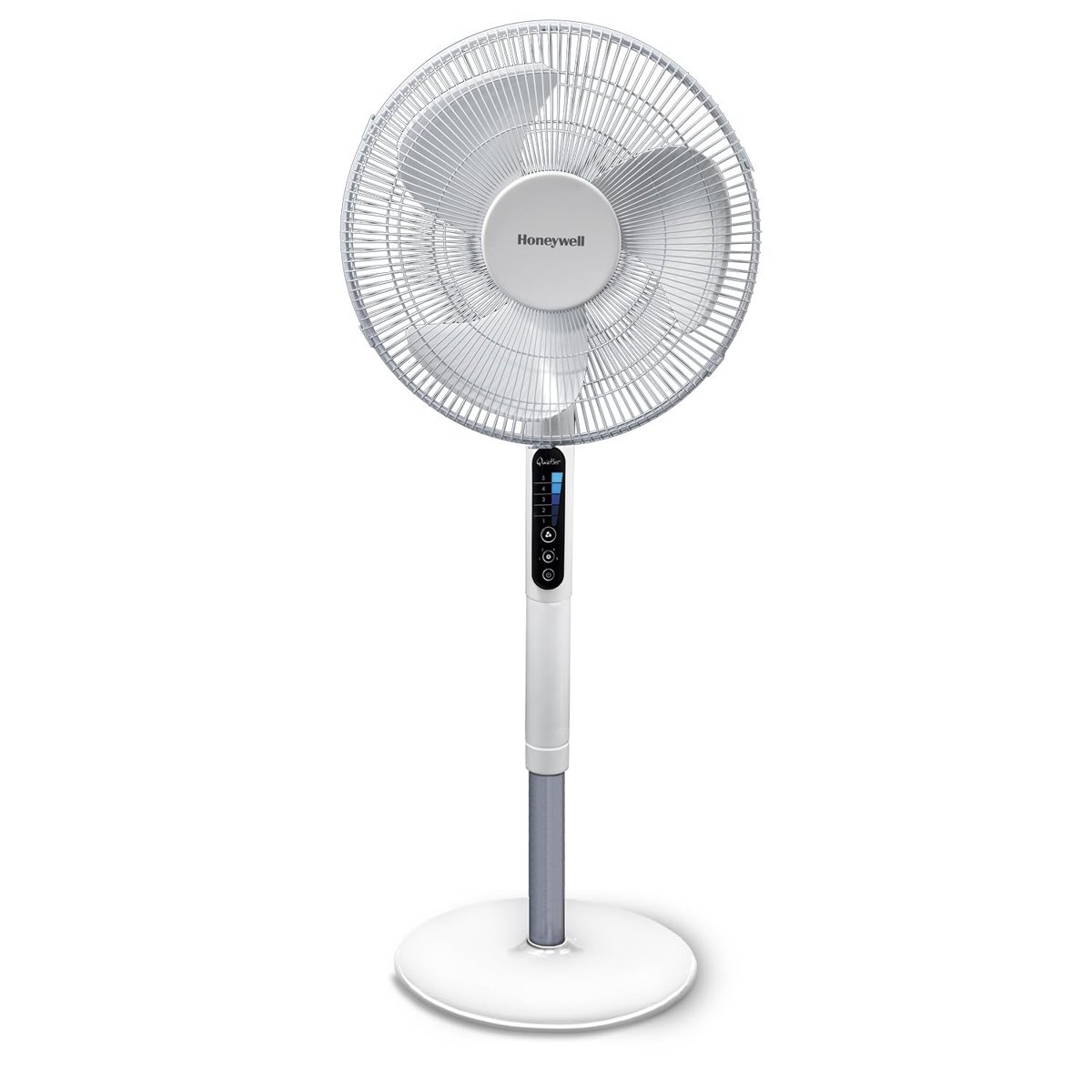 HONEYWELL Advanced QuietSet HSF600 Ayaklı Vantilatör, 5 HIz Ayarı, Zamanlayıcı Fonksiyonu, 70 Derece Salınım, Yükseklik, Uzaktan Kumandalı - Beyaz