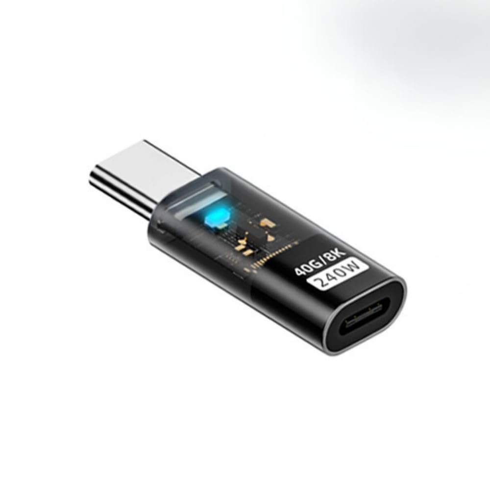 LivX Type C to Type C USB3.2 240W 40Gbps 8K Hızlı Şarj Veri ve Görüntü Aktarımı Çevirici Adaptör OTG