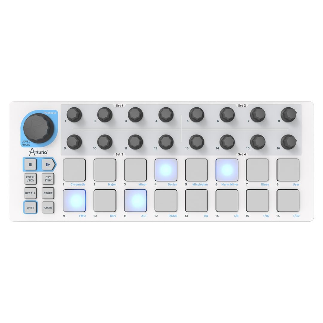 Arturia Beatstep USB/MIDI/CV Kontroller ve Sequencer, Beyaz