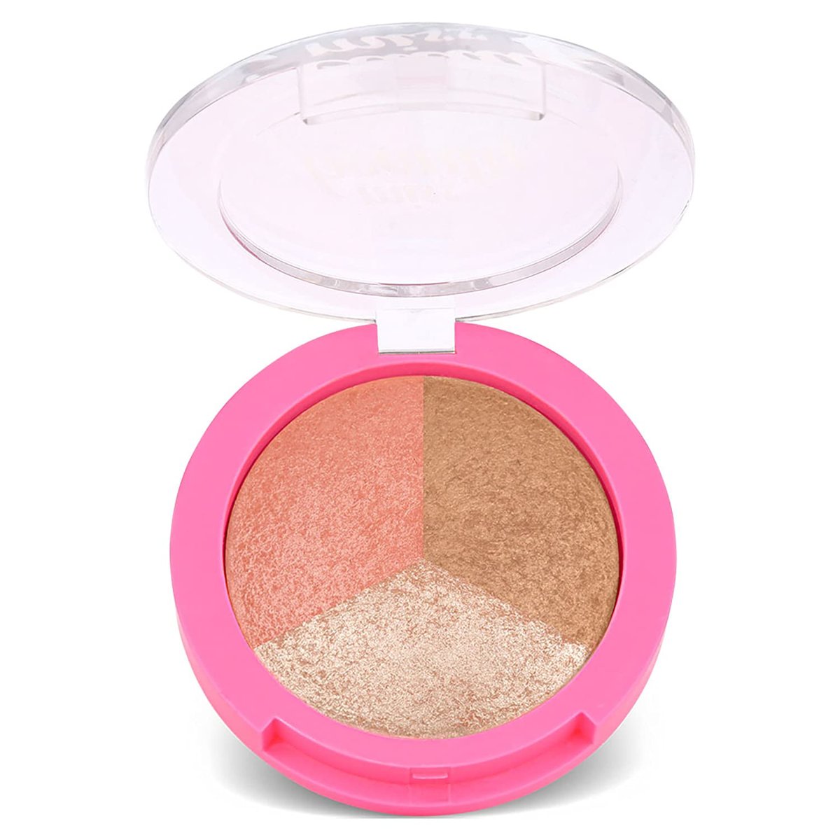 Golden Rose Miss Beauty Glow Baked Trio - 3’lü Allık, Bronzer ve Aydınlatıcı Paleti