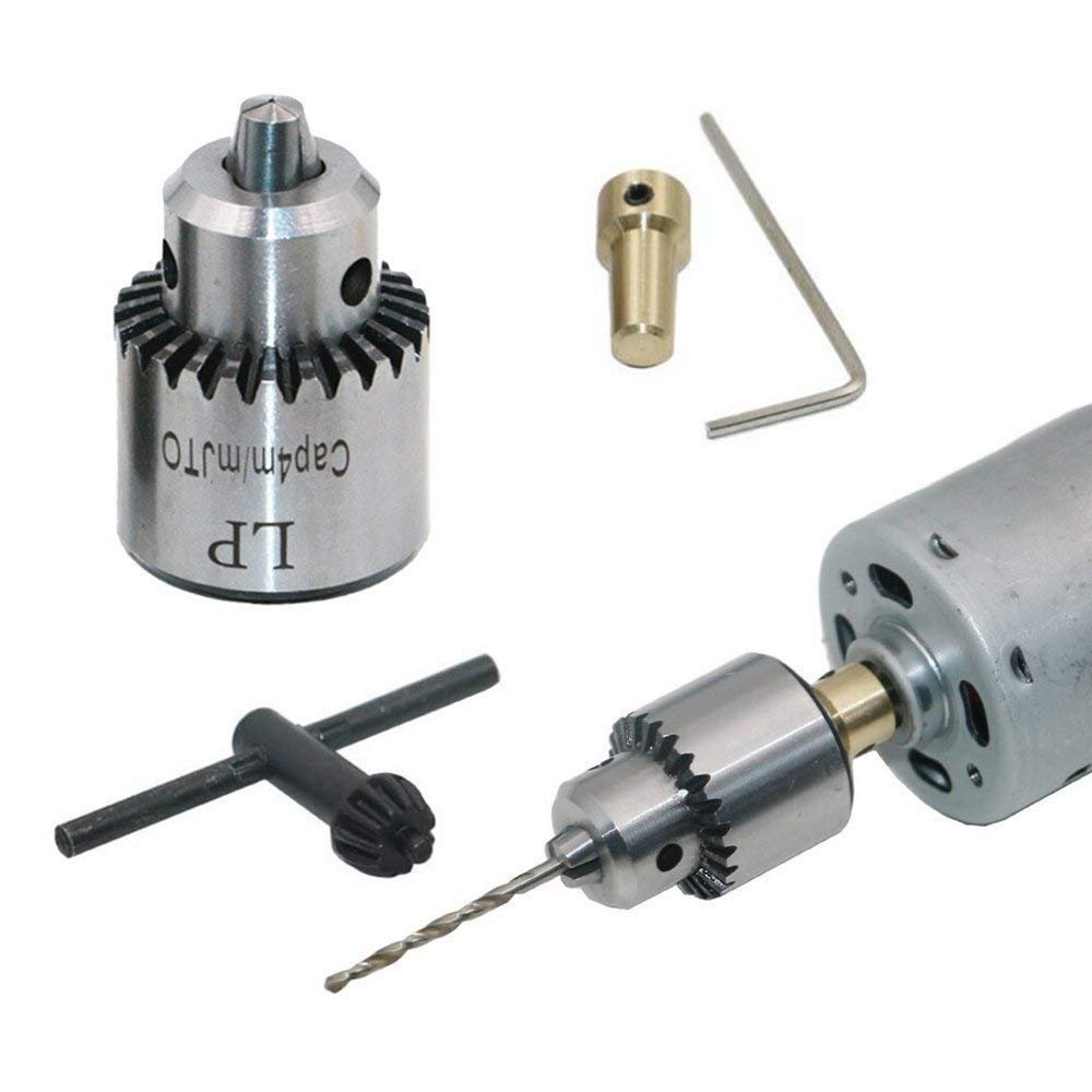 Sysoon Mini elektrikli matkap aynası 0,3-4 mm, el taşınabilir matkap aynaları motor şaftı için konik monte torna.
