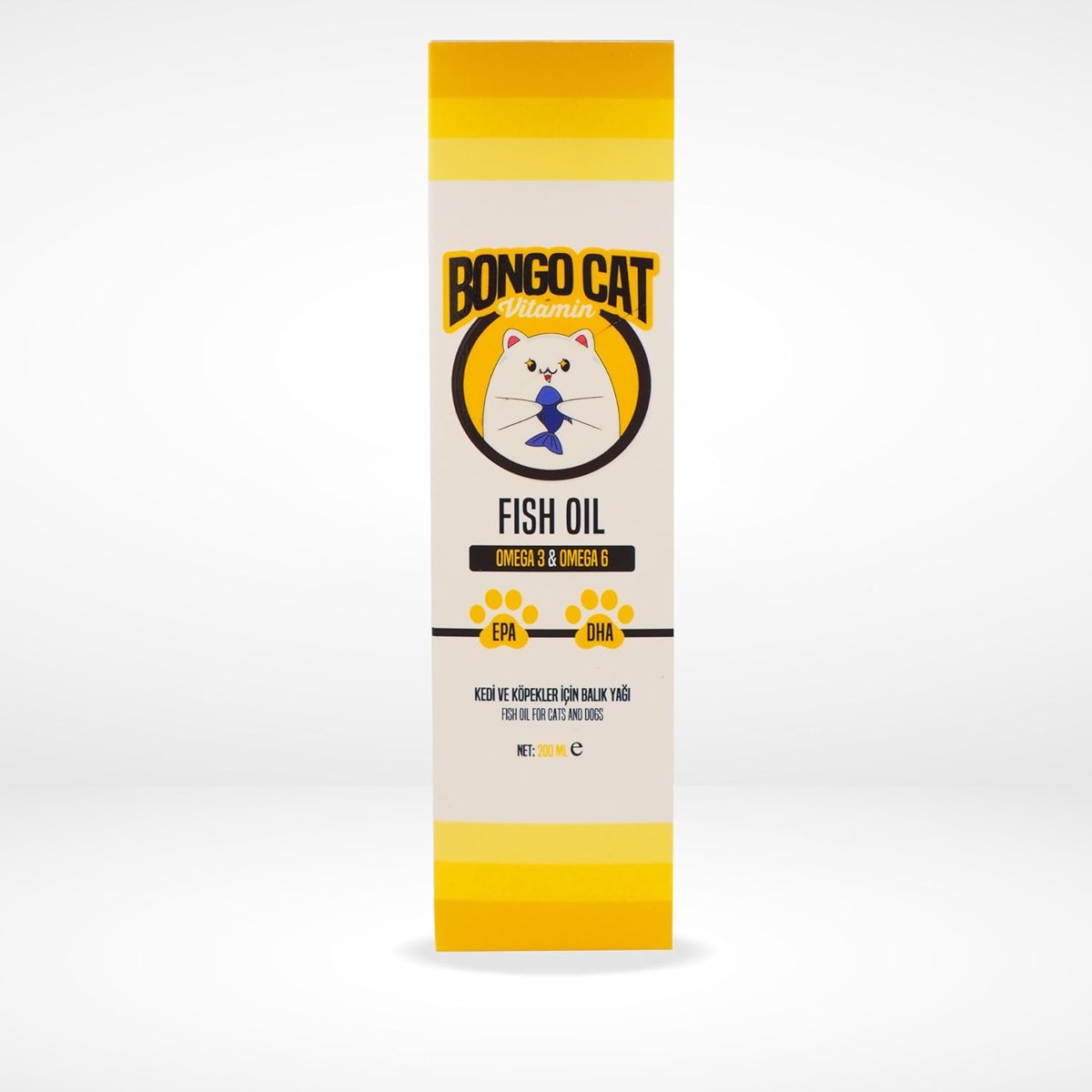 BONGO CAT Fish Oil - 200gr. (EVCİL HAYVANLAR İÇİN BALIK YAĞI)