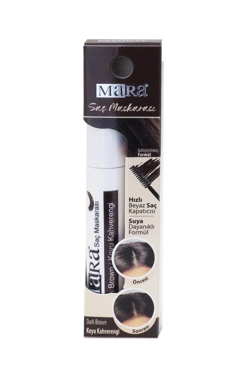 Mara Kozmetik IMM209.361 Saç Maskarası Koyu Kahve 1 Paket 6 ml