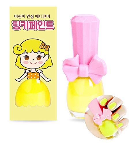 Pinky Cosmetic I'm Pinky Kids Nail Paint Fresh Lemon Çocuklar İçin Soyulabilir Oje