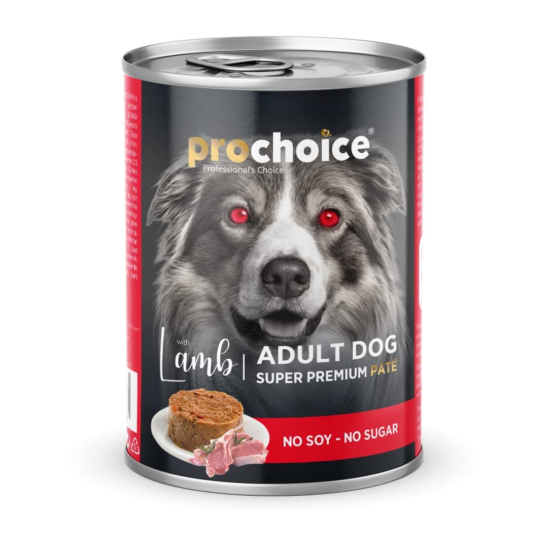 Prochoice Yetişkin Köpekler İçin, Kuzu Etli ve Pirinçli Ezme, 400 g x 12 adet