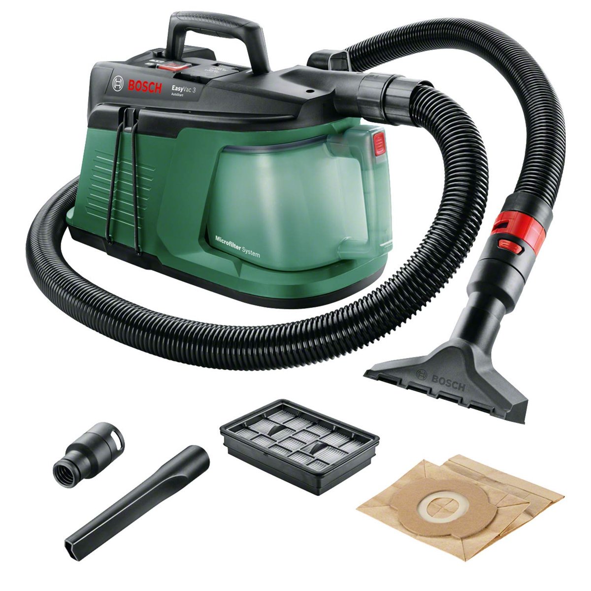 Bosch Home and Garden El Tipi Toz Emme Makinesi Easyvac 3 (700 Watt, Kutuda)