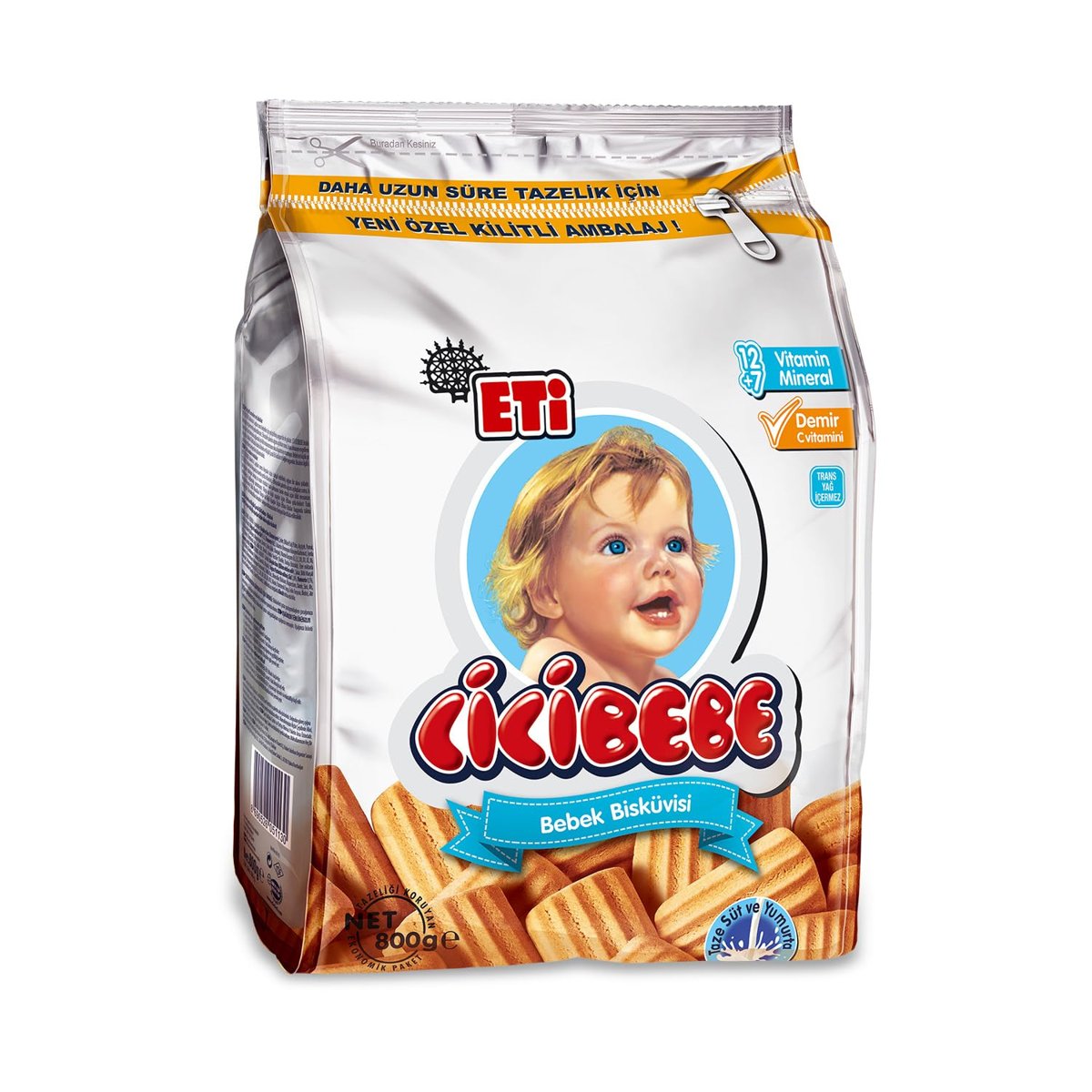 Eti Cicibebe Bisküvi 800 g